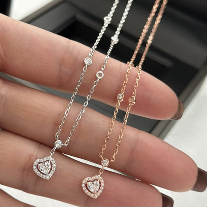 [Elite]JOY HEART DIAMOND NECKLACE