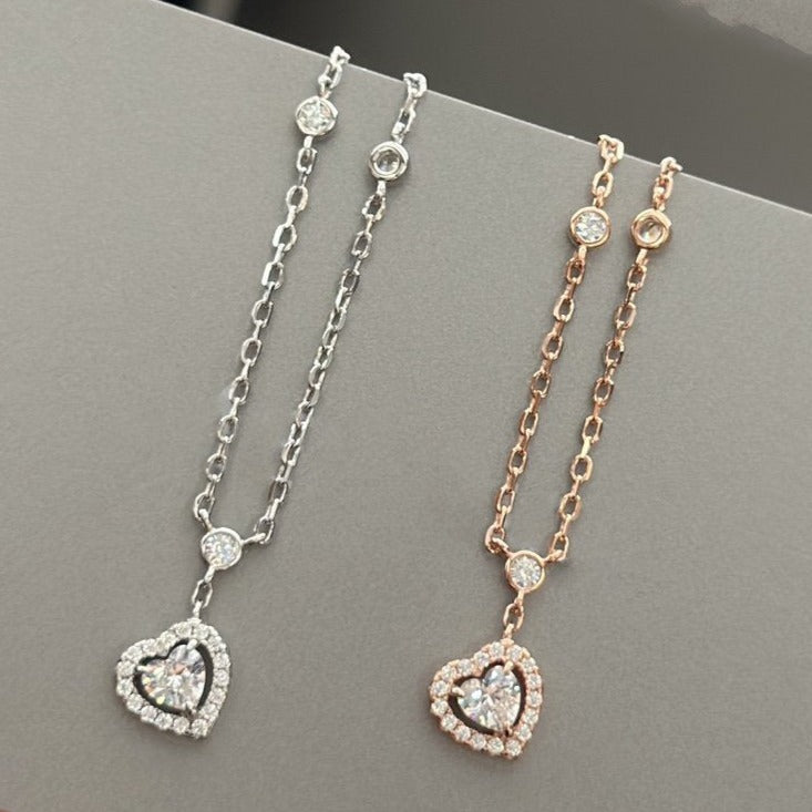 [Elite]JOY HEART DIAMOND NECKLACE