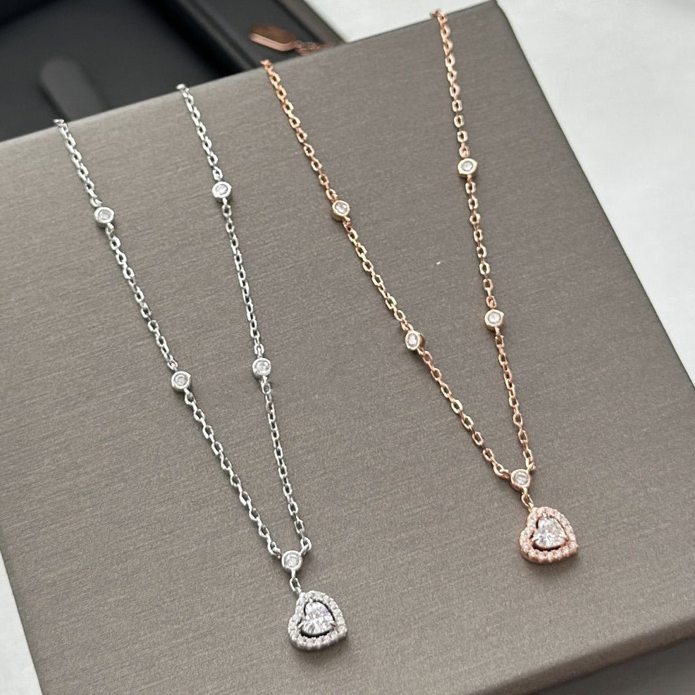 [Elite]JOY HEART DIAMOND NECKLACE