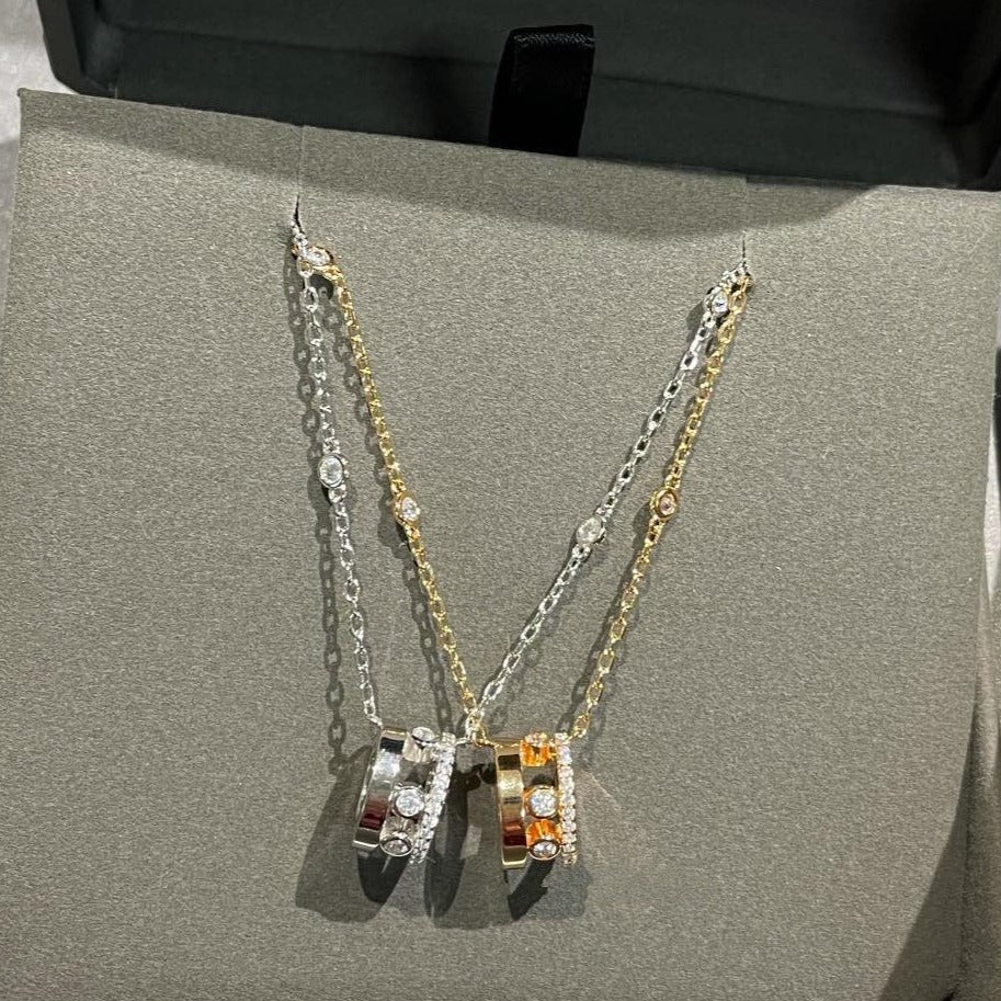 [Elite]CHAIN MOVE ROMANE PEDAND NECKLACE