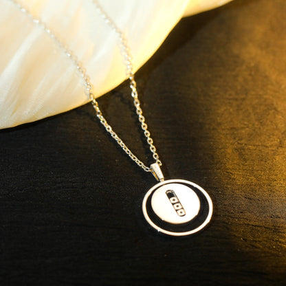 [Elite]LUCKY MOVE MM SILVER DIAMOND NECKLACE