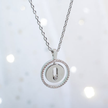 [Elite]LUCKY MOVE PM NECKLACE SILVER DIAMOND