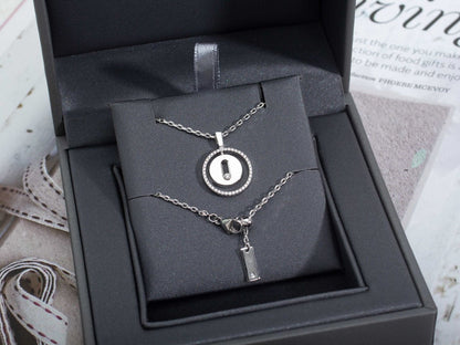 [Elite]LUCKY MOVE PM NECKLACE SILVER DIAMOND
