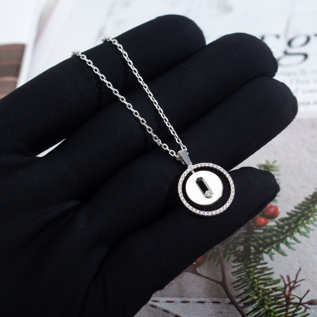 [Elite]LUCKY MOVE PM NECKLACE SILVER DIAMOND