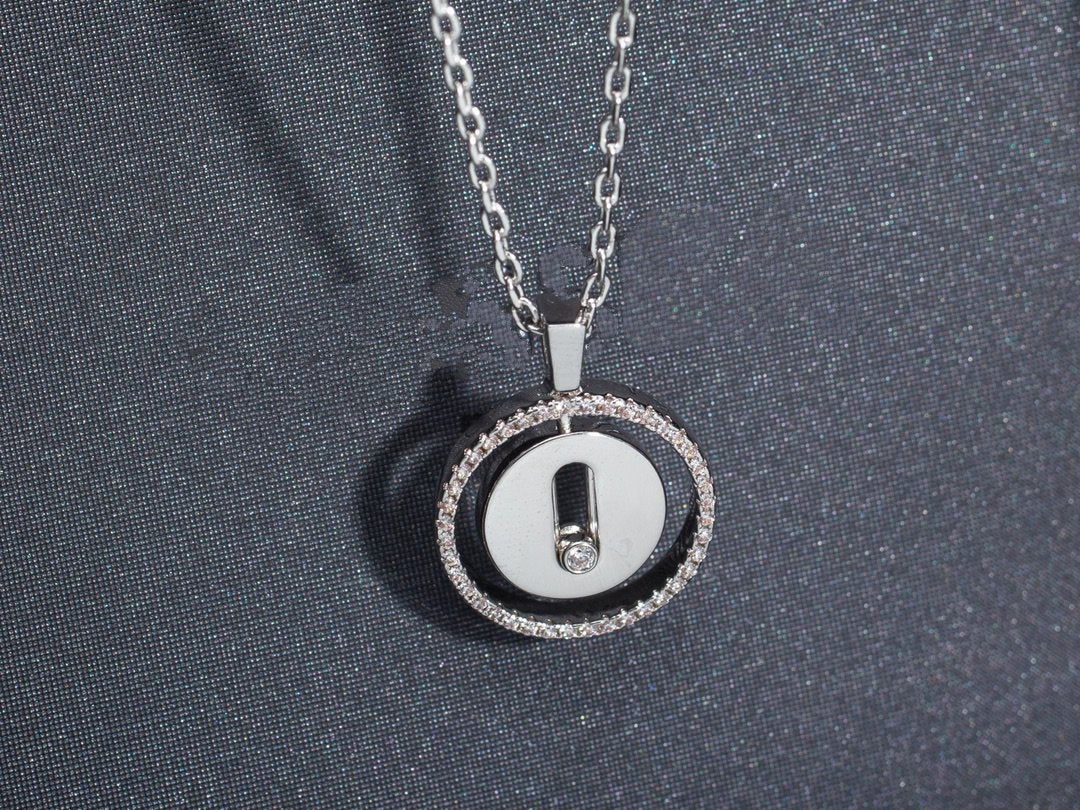 [Elite]LUCKY MOVE PM NECKLACE SILVER DIAMOND