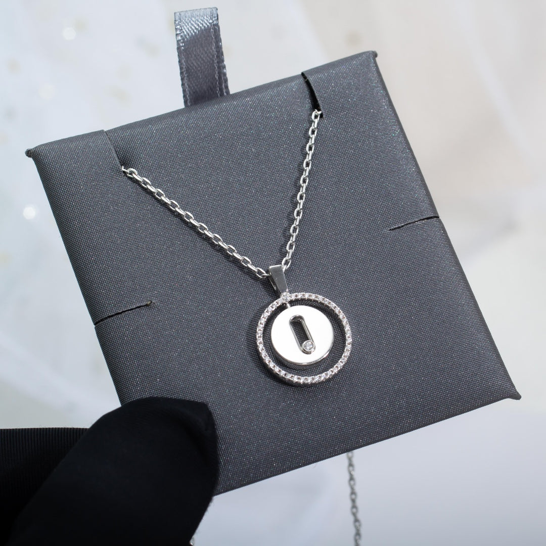 [Elite]LUCKY MOVE PM NECKLACE SILVER DIAMOND