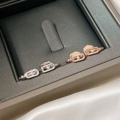 [Elite]CREOLES MOVE UNO MINI 1 DIAMOND EARRINGS