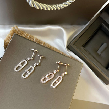 [Elite]DORMEUSES MOVE UNO DIAMOND EARRINGS