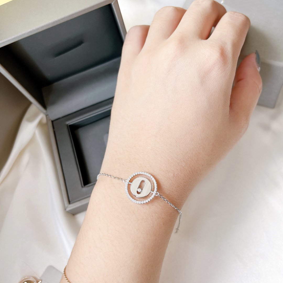 [Elite]LUCKY MOVE PAVED DIAMOND BRACELET