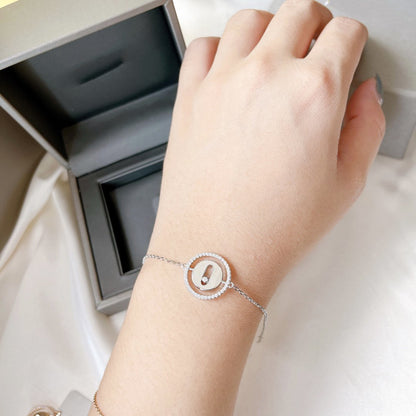 [Elite]LUCKY MOVE PAVED DIAMOND BRACELET