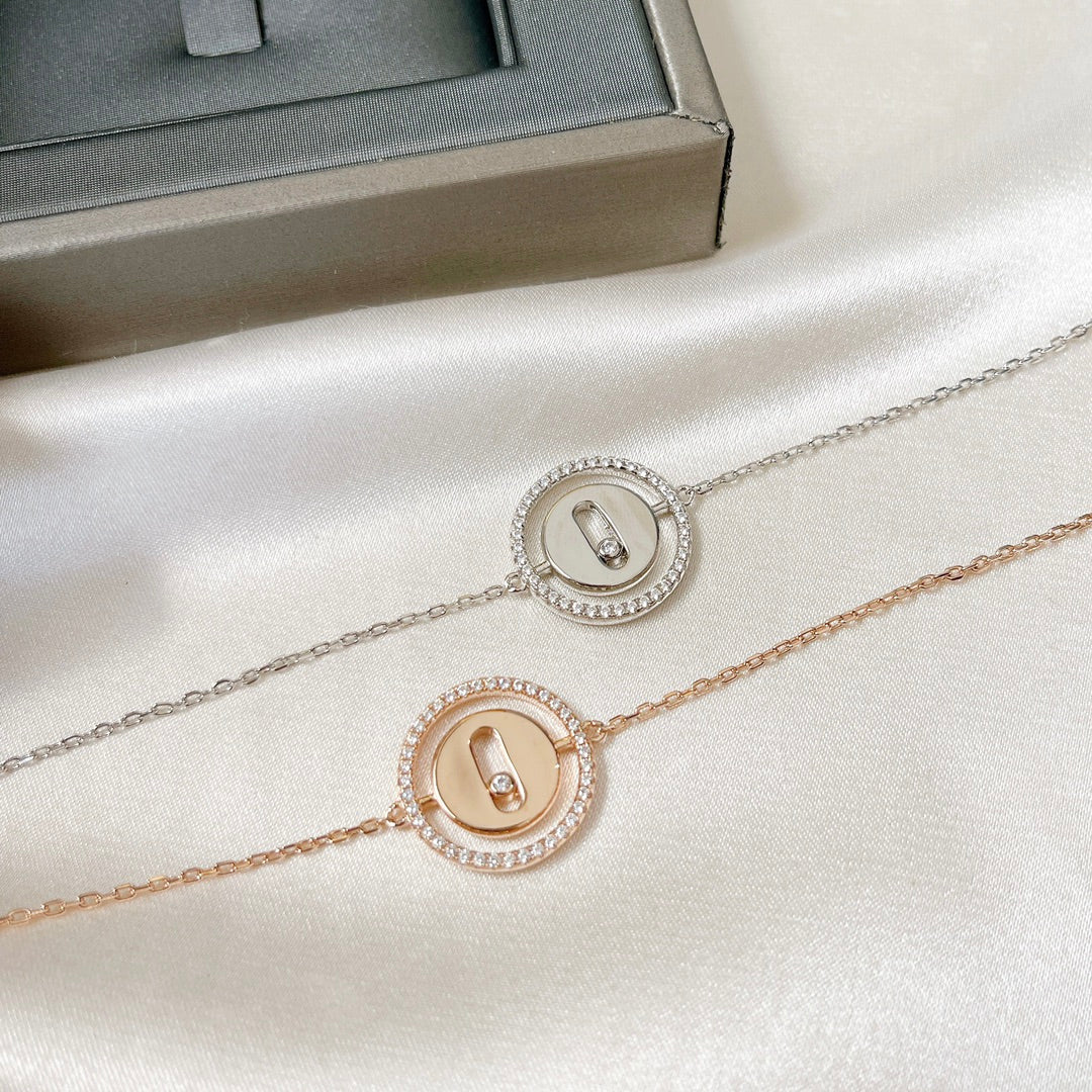 [Elite]LUCKY MOVE PAVED DIAMOND BRACELET
