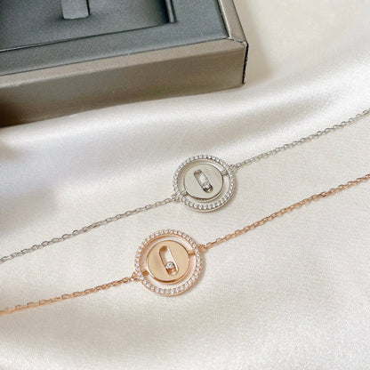 [Elite]LUCKY MOVE PAVED DIAMOND BRACELET