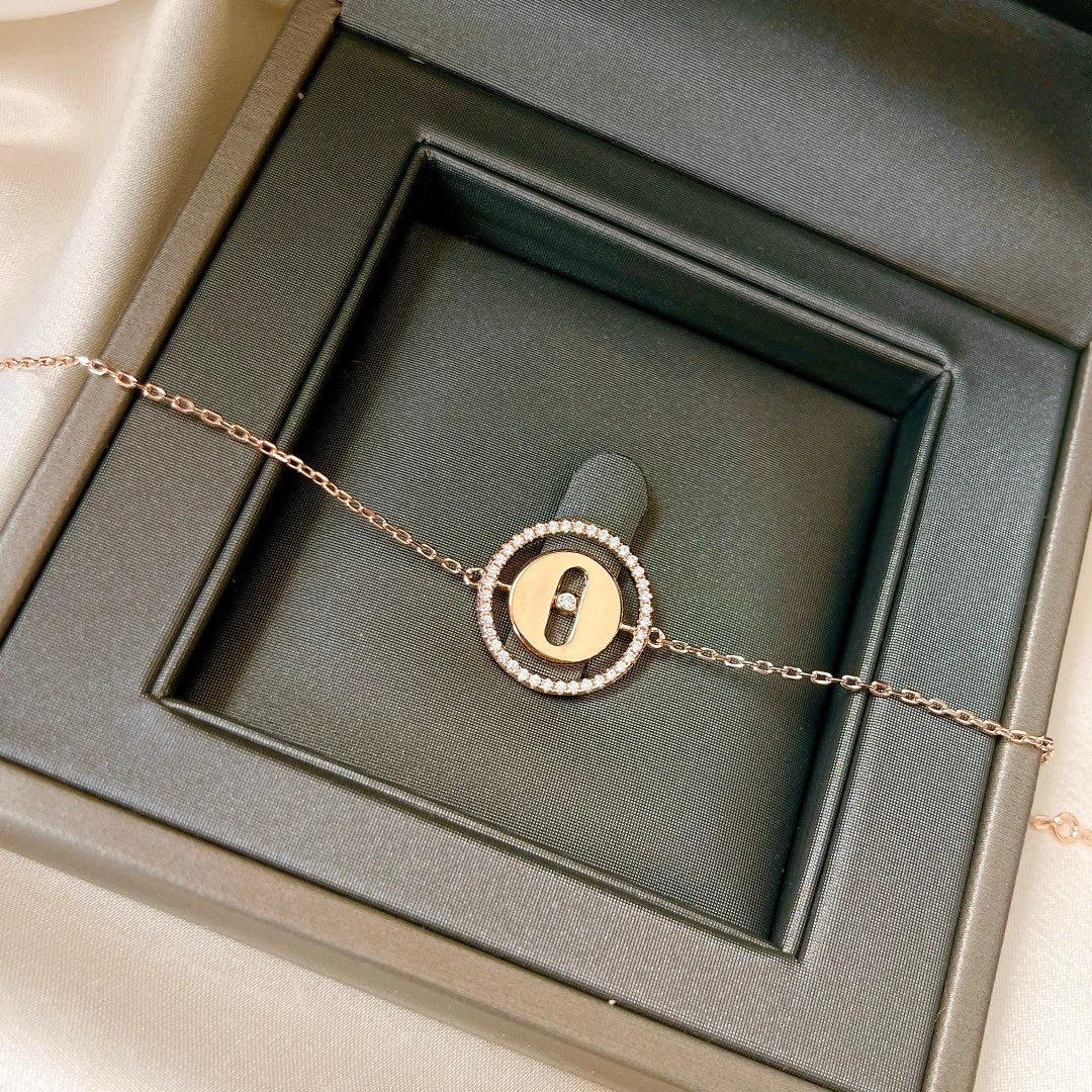 [Elite]LUCKY MOVE PAVED DIAMOND BRACELET