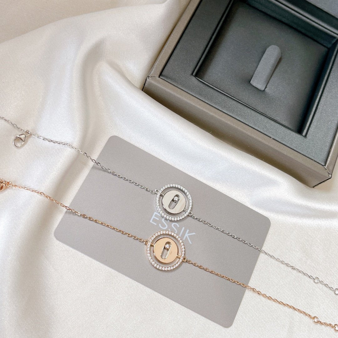 [Elite]LUCKY MOVE PAVED DIAMOND BRACELET