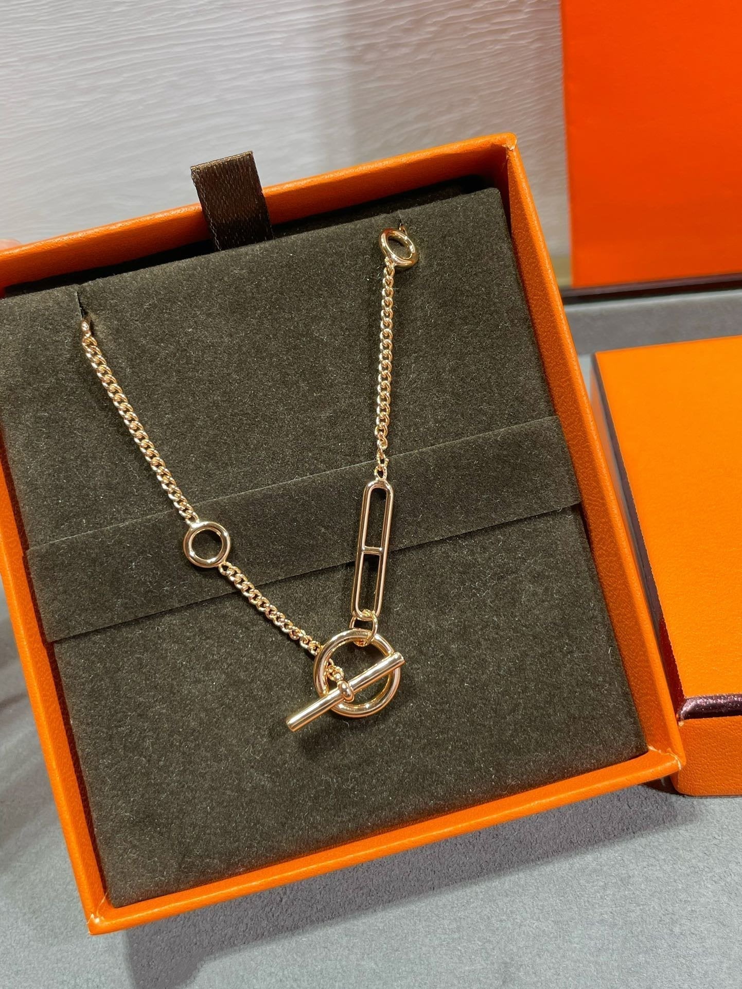 [Elite]HM STERLING CHAINE D'ANCRE HEART