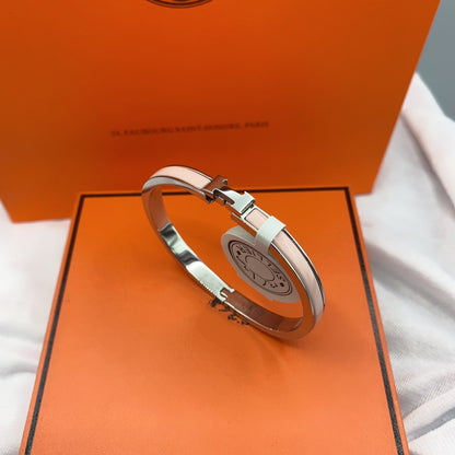 [Elite]CLASSIC HM CLIC  PINK 8MM ENAMEL BRACELET