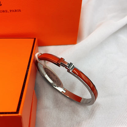 [Elite]CLASSIC HM CLIC RED 8MM ENAMEL BRACELET