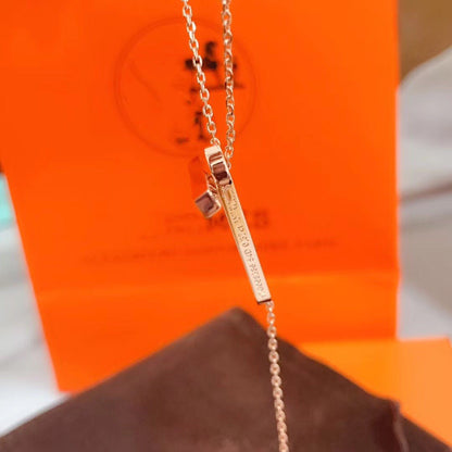 [Elite]HM NECKLACE PLATINUM ROSE GOLD DIAMOND