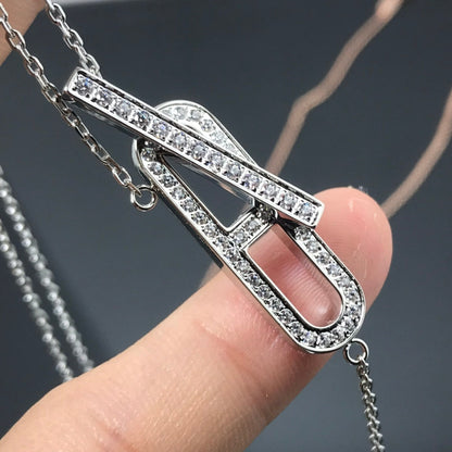 [Elite]HM NECKLACE PLATINUM ROSE GOLD DIAMOND