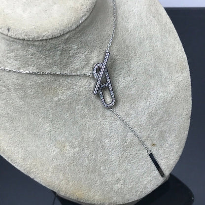 [Elite]HM NECKLACE PLATINUM ROSE GOLD DIAMOND