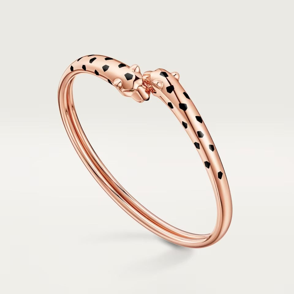 [Elite]PANTHERE DOUBLE HEADED OPEN BRACELET