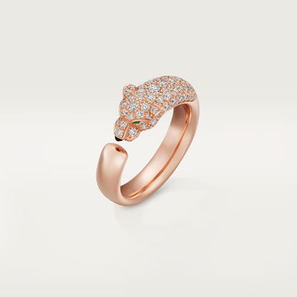[Elite]PANTHERE HALF DIAMOND SMALL RING