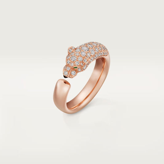 [Elite]PANTHERE HALF DIAMOND SMALL RING