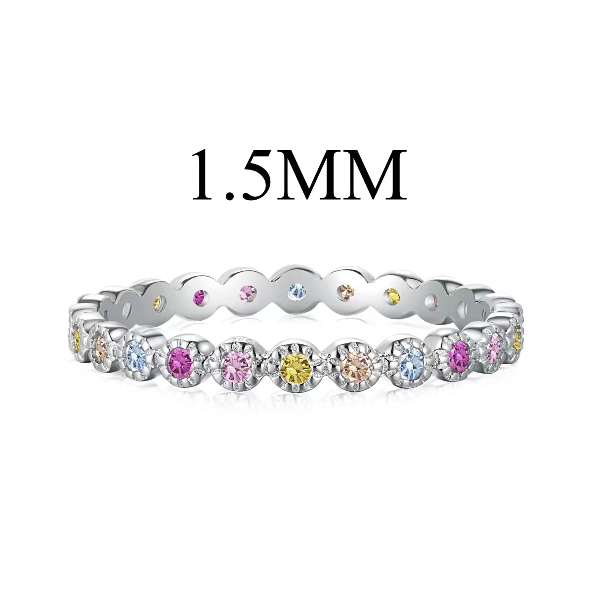 [Elite]Radiant Sparkling Round Cut Daily Ring