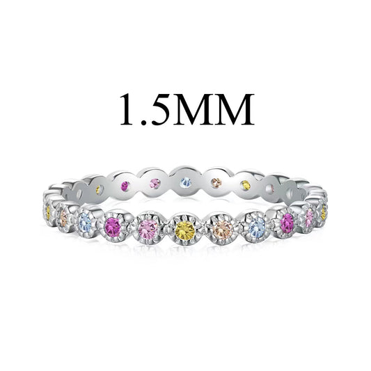 [Elite]Radiant Sparkling Round Cut Daily Ring