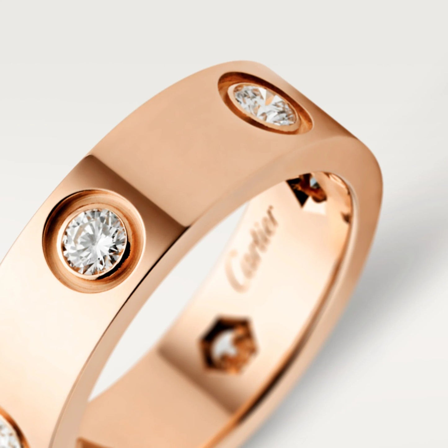 [Elite]LOVE 5.5MM 6 DIAMOND RING
