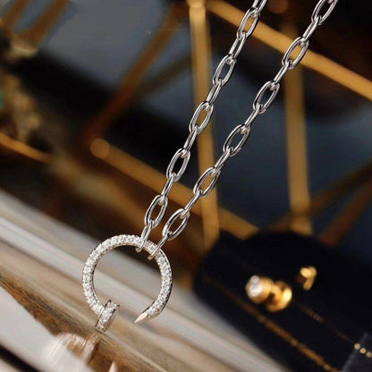 [Elite]JUSTE NECKLACE FULL DIAMONDS