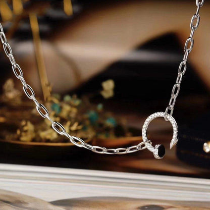 [Elite]JUSTE NECKLACE FULL DIAMONDS