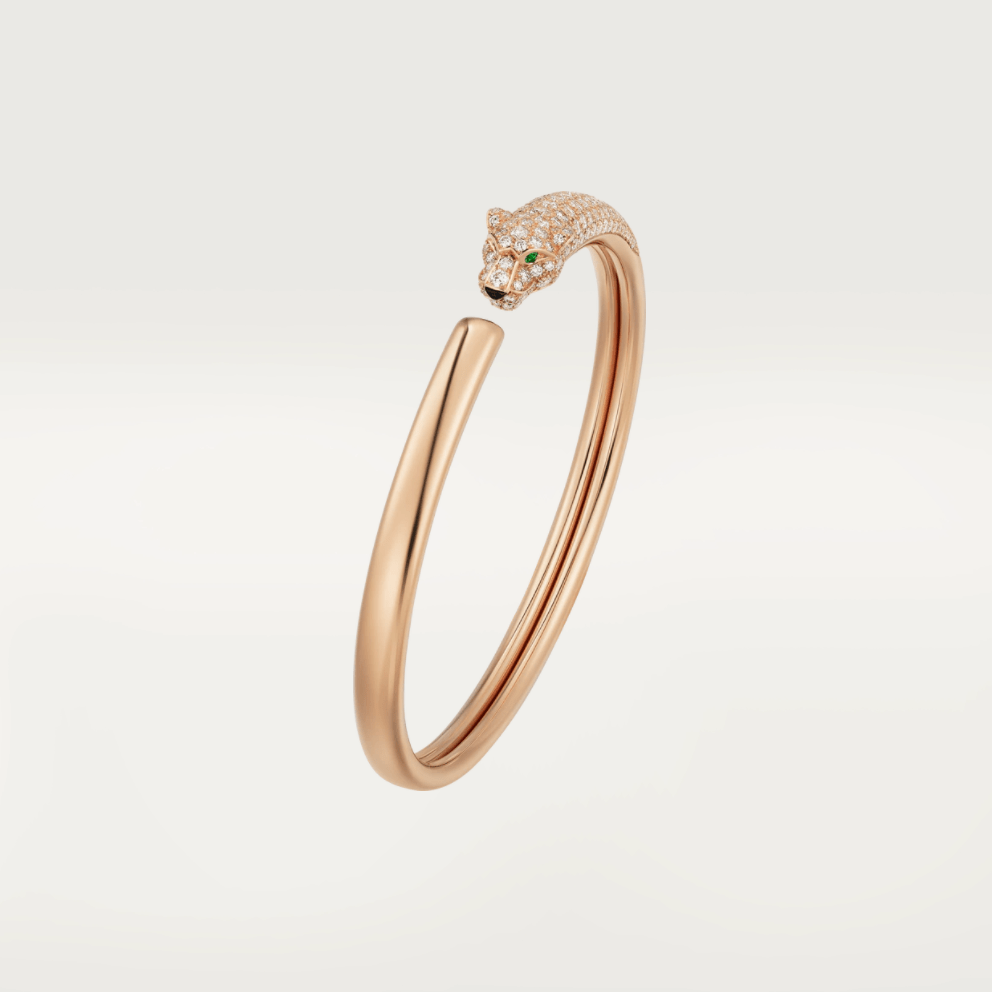 [Elite]PANTHERE ROSE GOLD DIAMOND OPEN BRACELET