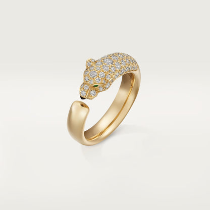 [Elite]PANTHERE HALF DIAMOND SMALL RING