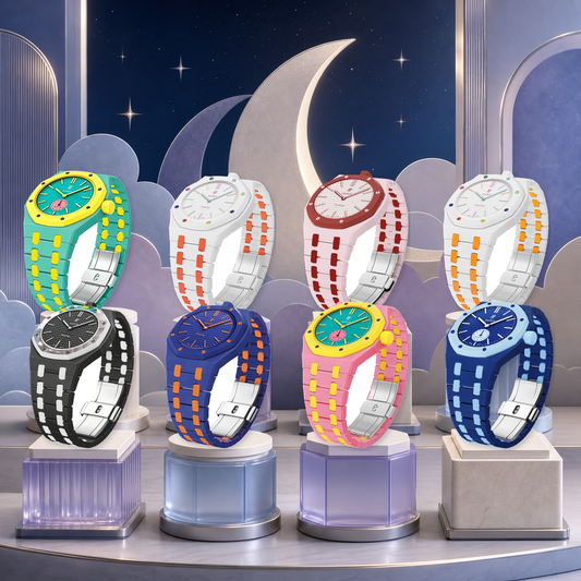 [Elite]Royal Oak Pop Exclusive Bioceramic Case & Bioceramic Strap Mix Color