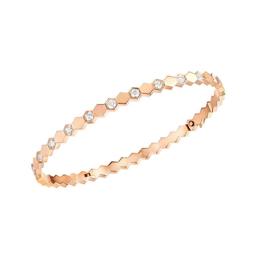 [Elite]BEE LOVE PINK GOLD DIAMOND BRACELET