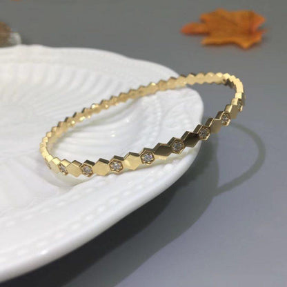[Elite]BEE LOVE GOLD DIAMOND BRACELET