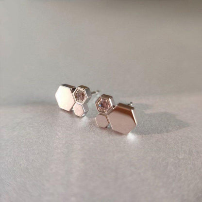 [Elite]BEE LOVE SILVER DIAMOND EARRINGS
