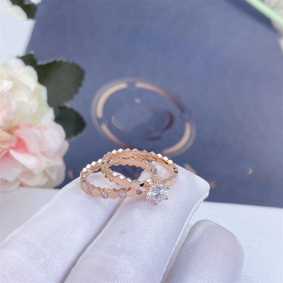 [Elite]BEE LOVE RING PINK GOLD 1 DIAMOND