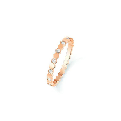 [Elite]BEE LOVE RING PINK GOLD DIAMOND