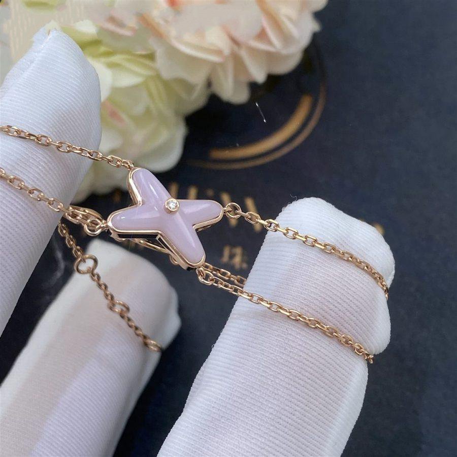 [Elite]JEUX BRACELET PINK MOP PINK GOLD 1 DIAMOND