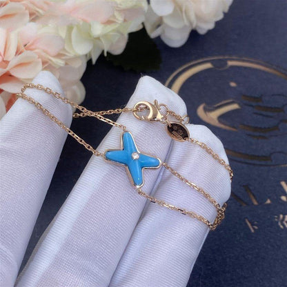 [Elite]JEUX BRACELET TURQUOISE PINK GOLD 1 DIAMOND