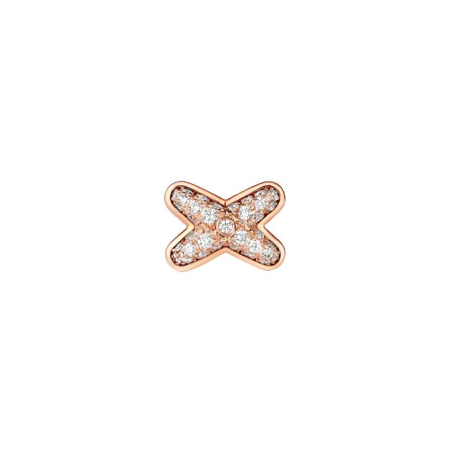 [Elite]JEUX DE PINK GOLD DIAMOND EARRINGS