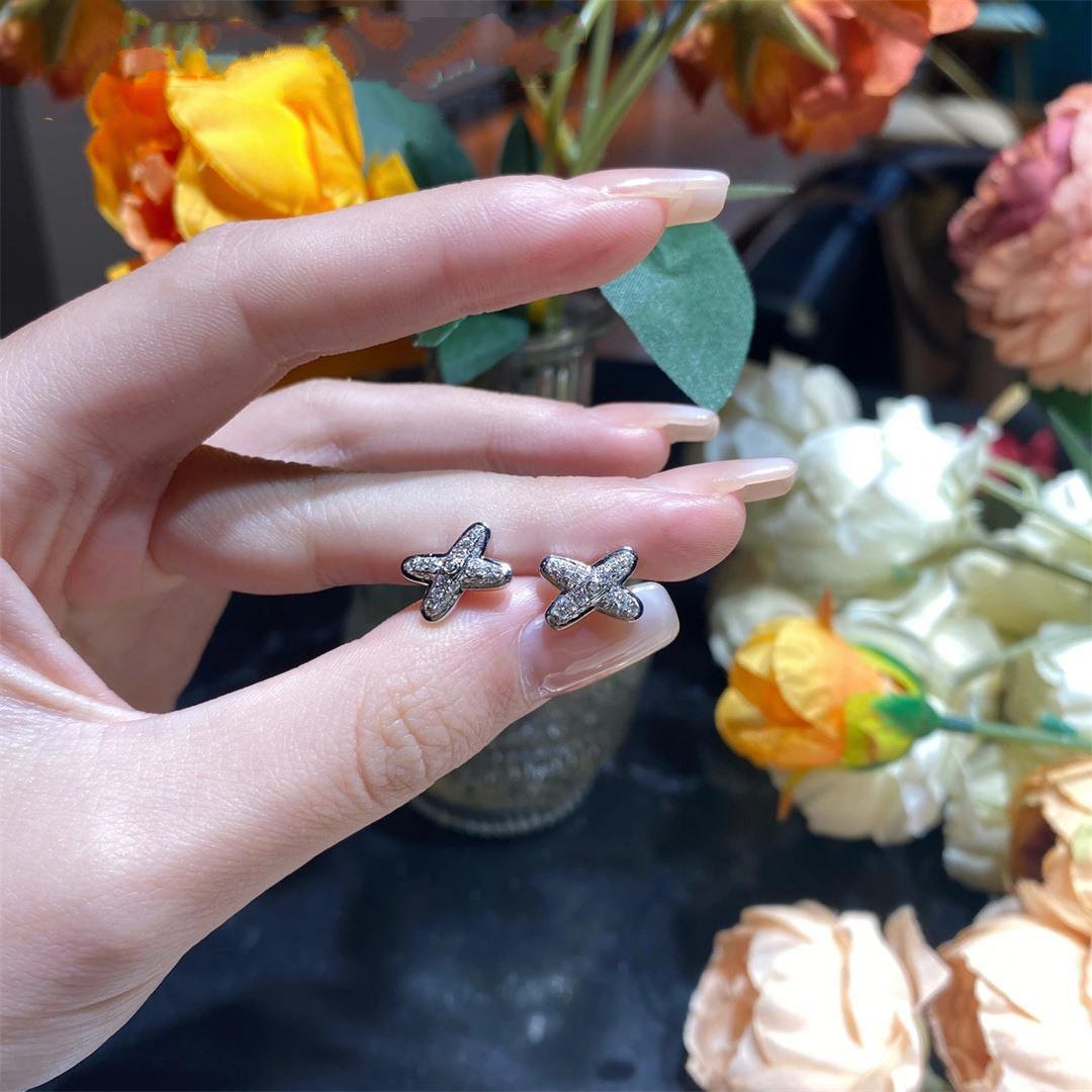[Elite]JEUX DE SILVER DIAMOND EARRINGS