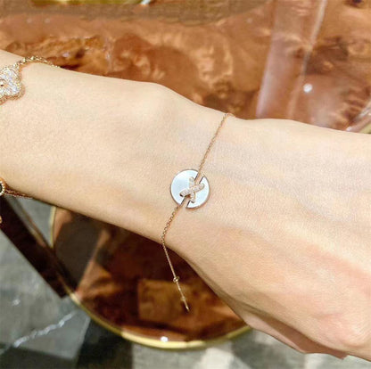 [Elite]JEUX DE BRACELET MOP PINK GOLD DIAMONDS