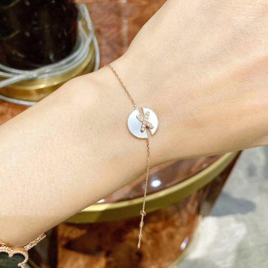 [Elite]JEUX DE BRACELET MOP PINK GOLD DIAMONDS
