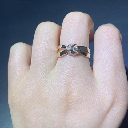 [Elite]LIENS RING PINK GOLD DIAMOND