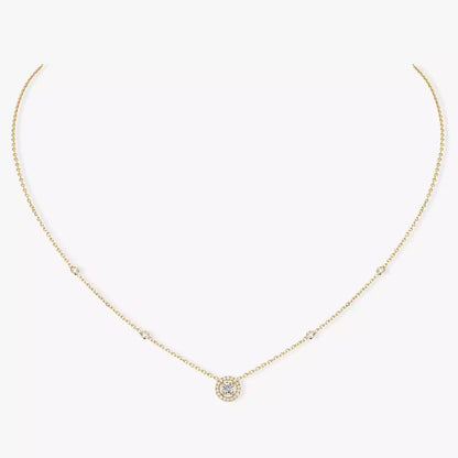 [Elite]Diamond Necklace 0,20ct Brilliant Shape Joy