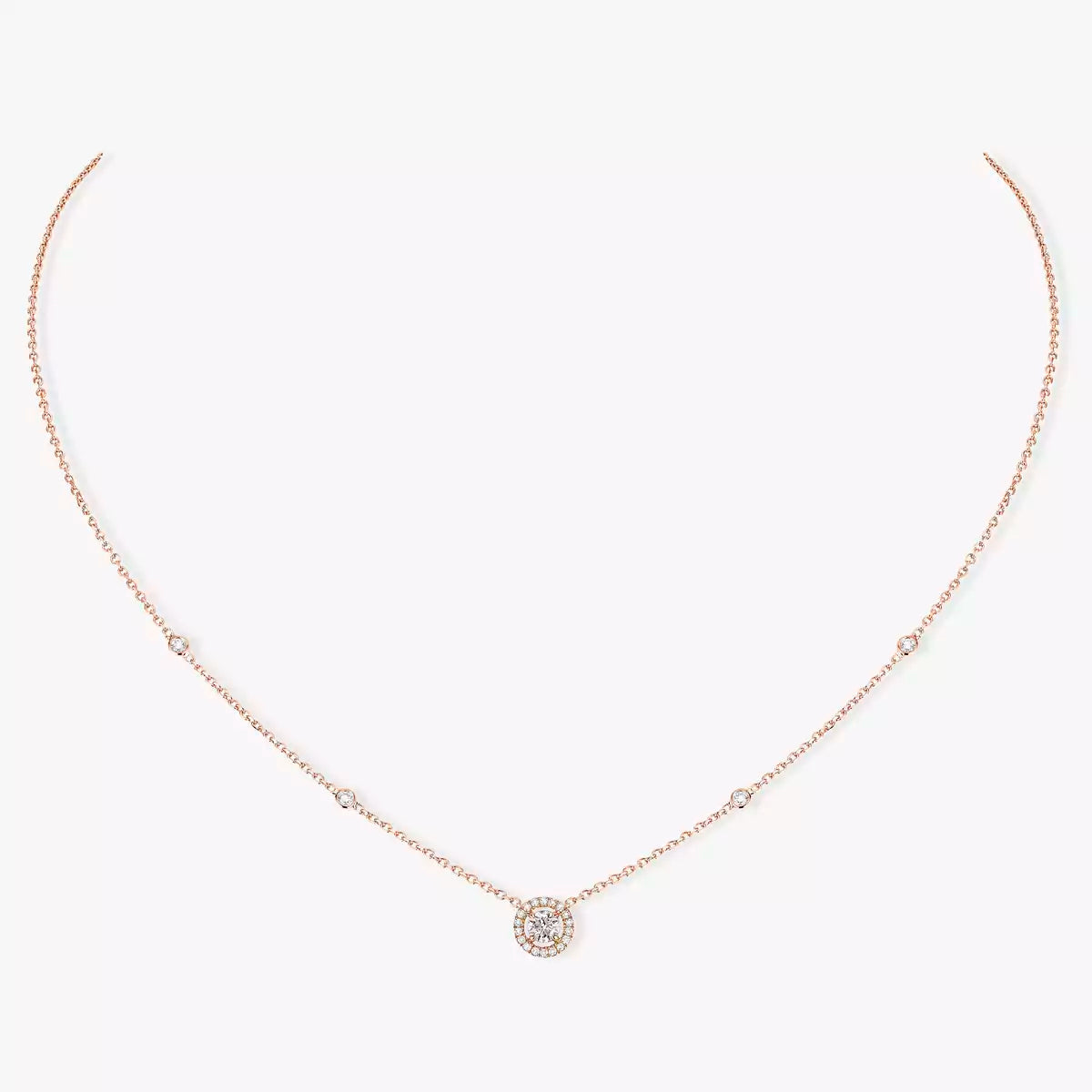 [Elite]Diamond Necklace 0,20ct Brilliant Shape Joy