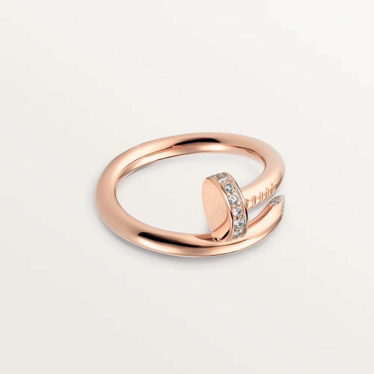 [Elite]JUSTE RING 2.6MM HALF DIAMOND